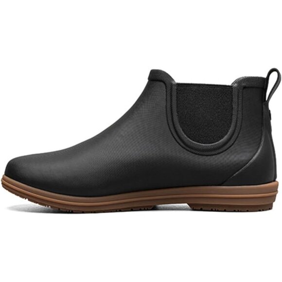 Comfortable Black Chelsea Boots - Women's Waterproof & Slip-On Style, Size 8 - Picture 3 of 7